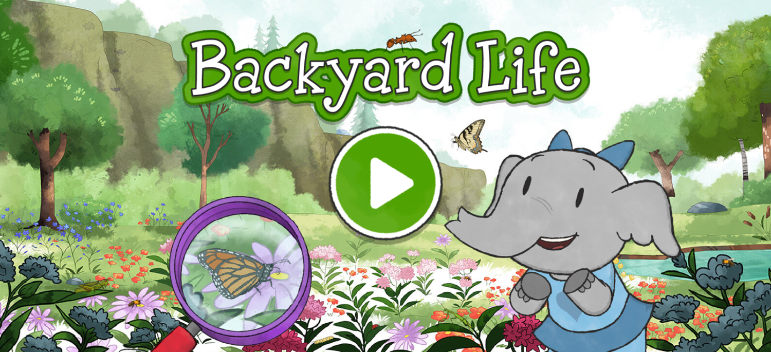 Elinor Wonders Why Elinor Backyard Life Game Welcome Screen Screenshot.