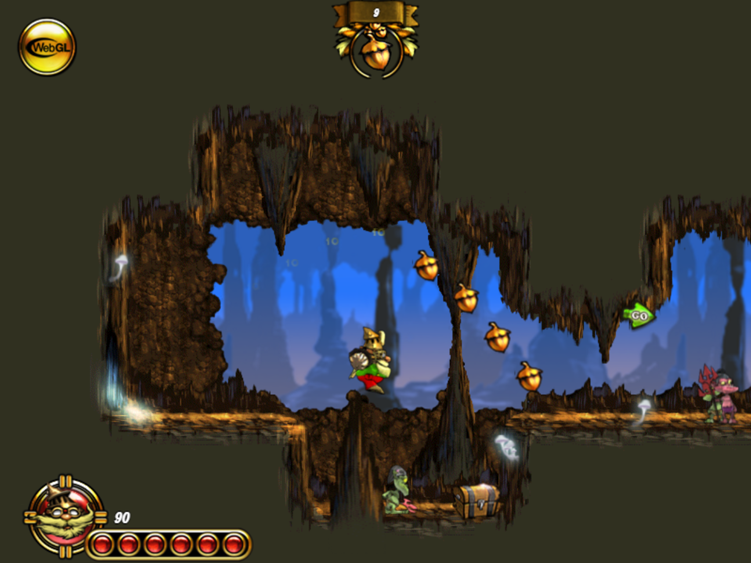 Emberwind Game Play Screenshot.