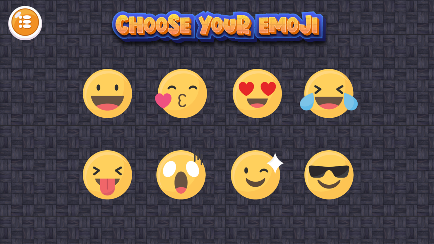 Emoji Maze Game Choose Emoji Screenshot.