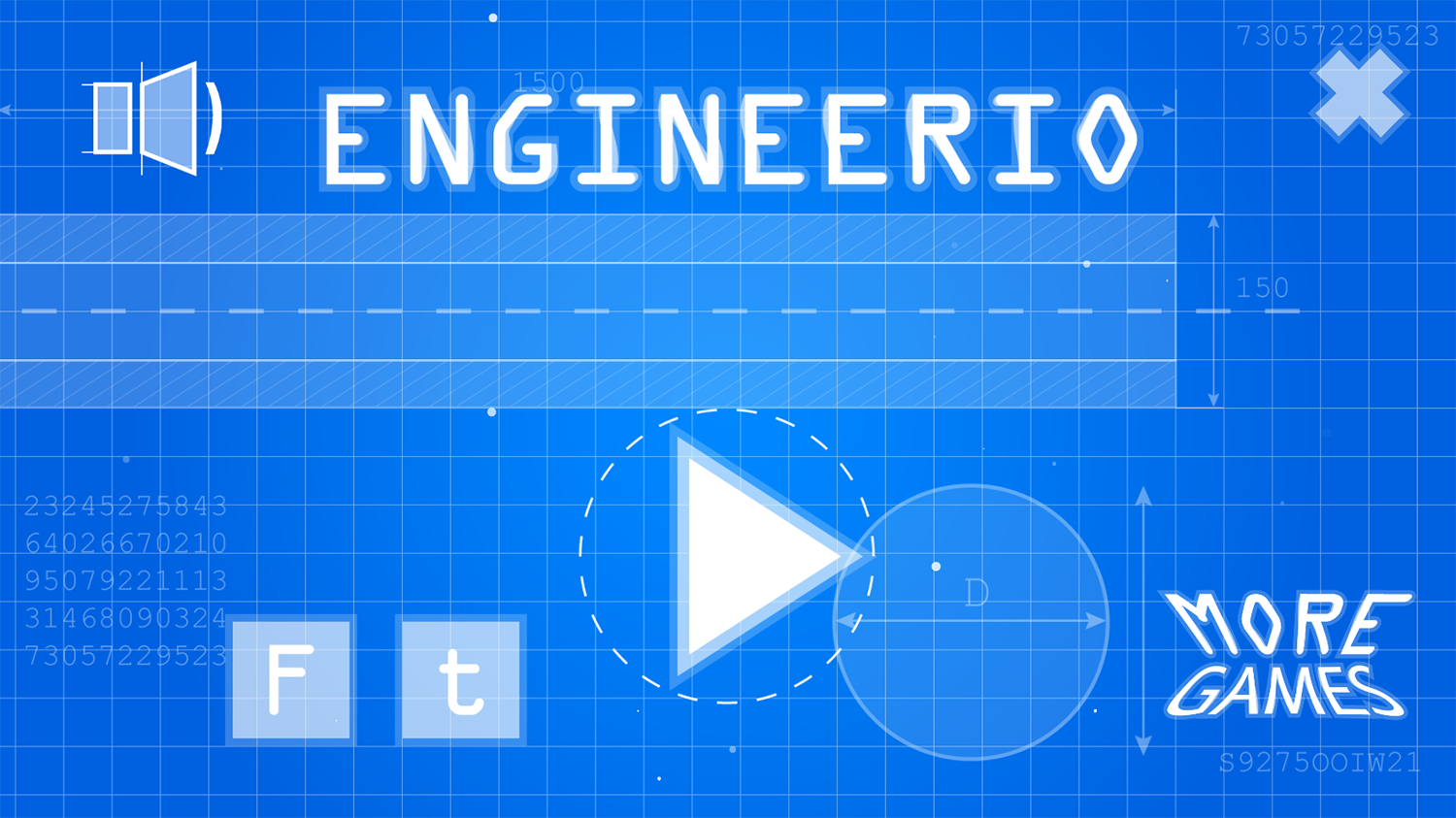 Engineerio Welcome Screen Screenshot.