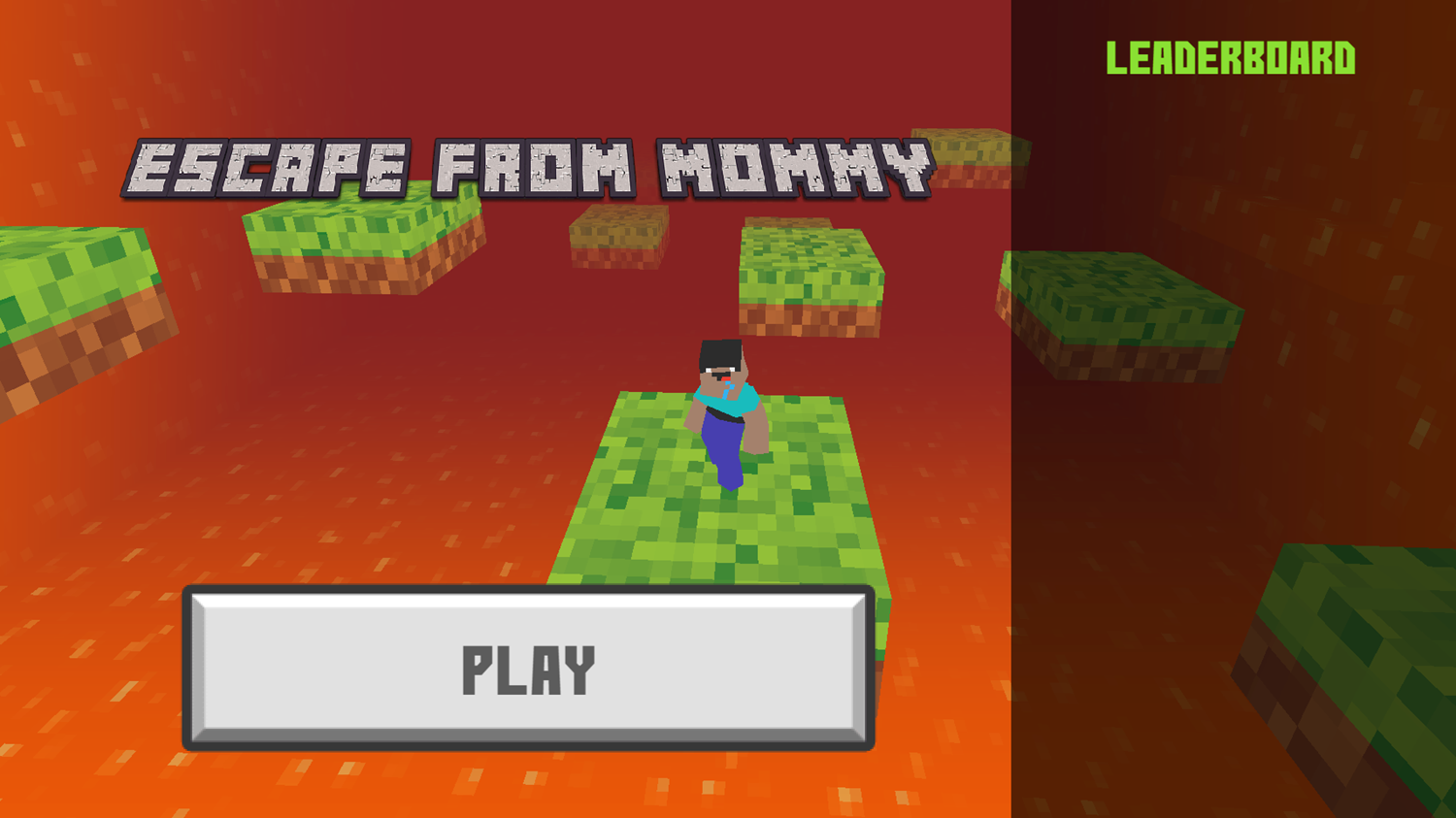 Escape From Mommy Game Menu Screenshot.