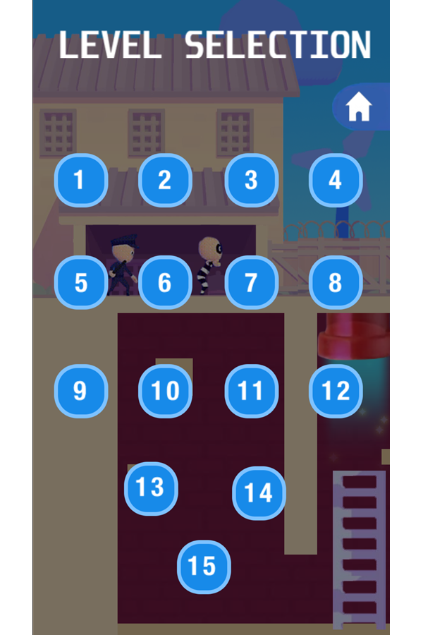 Escape Masters Level Select Screenshot.