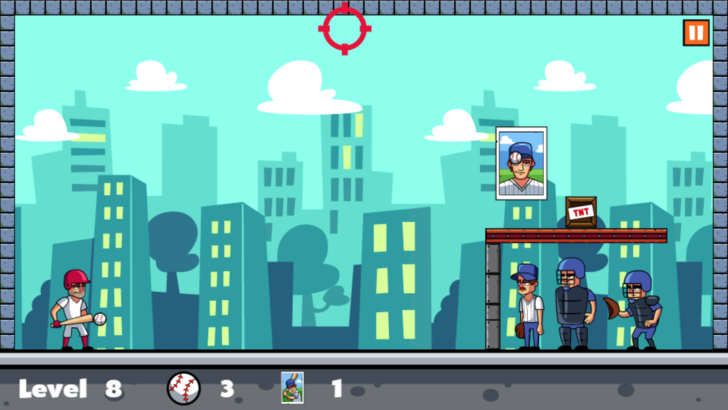 Extreme Baseball Game Screenshot.