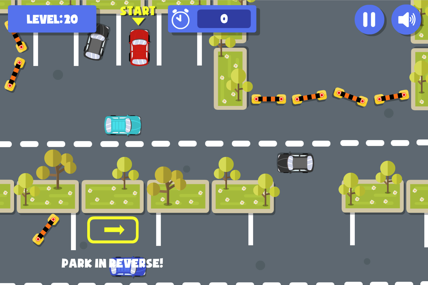 Extreme Car Parking Game Final Level Screenshot.