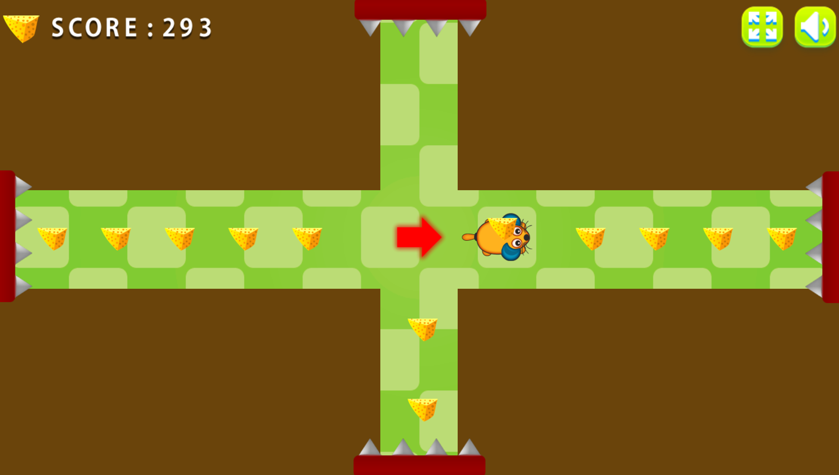 Extreme Labyrinth Level Select Screenshot.