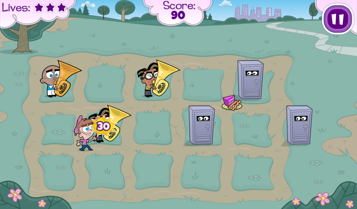 Fairly OddParents Scary GodParents Game Play Screenshot.