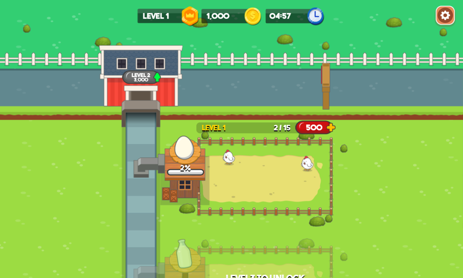 Farm Factory Game Screenshot.