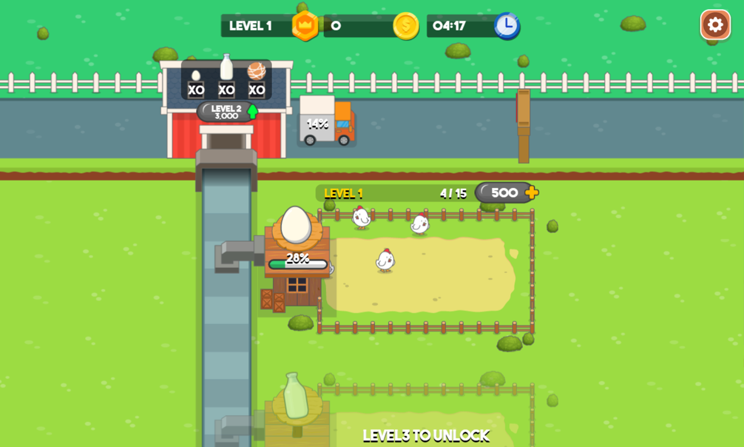 Farm Factory Gameplay Screenshot.