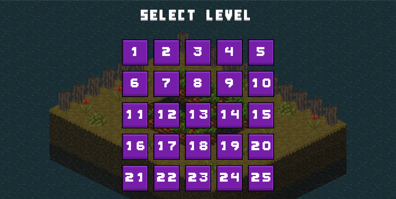 Farm Island Game Level Select Screen Screenshot.