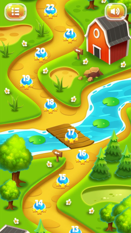 Farm Rescue Game Progress Screenshot.