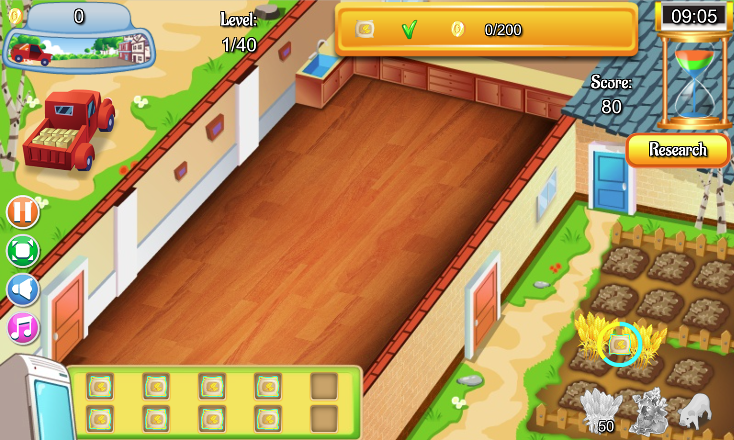 Farm Town Game Screenshot.