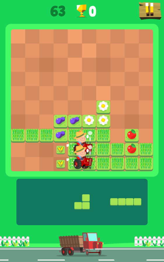 Farming 10x10 Game Get Points Screenshot.