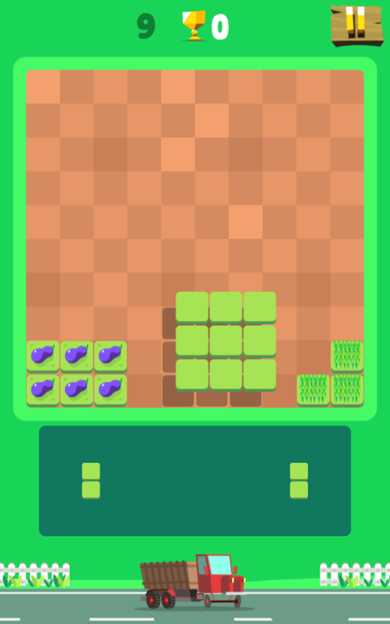 Farming 10x10 Game Place Tiles Screenshot.