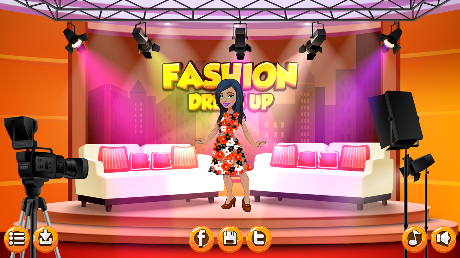 Fashion Dress Up Game Export Screenshot.