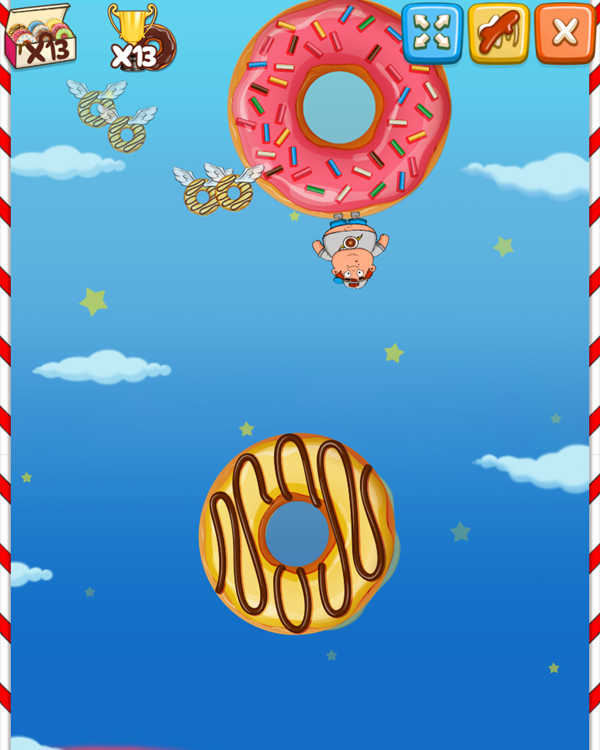 Fatboy Dream Game Get Donuts Screenshot.
