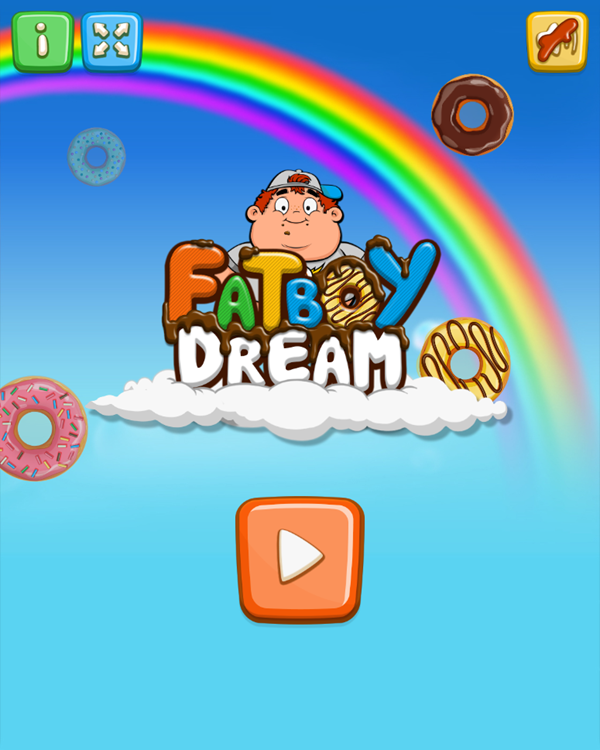 Fatboy Dream Game Welcome Screen Screenshot.