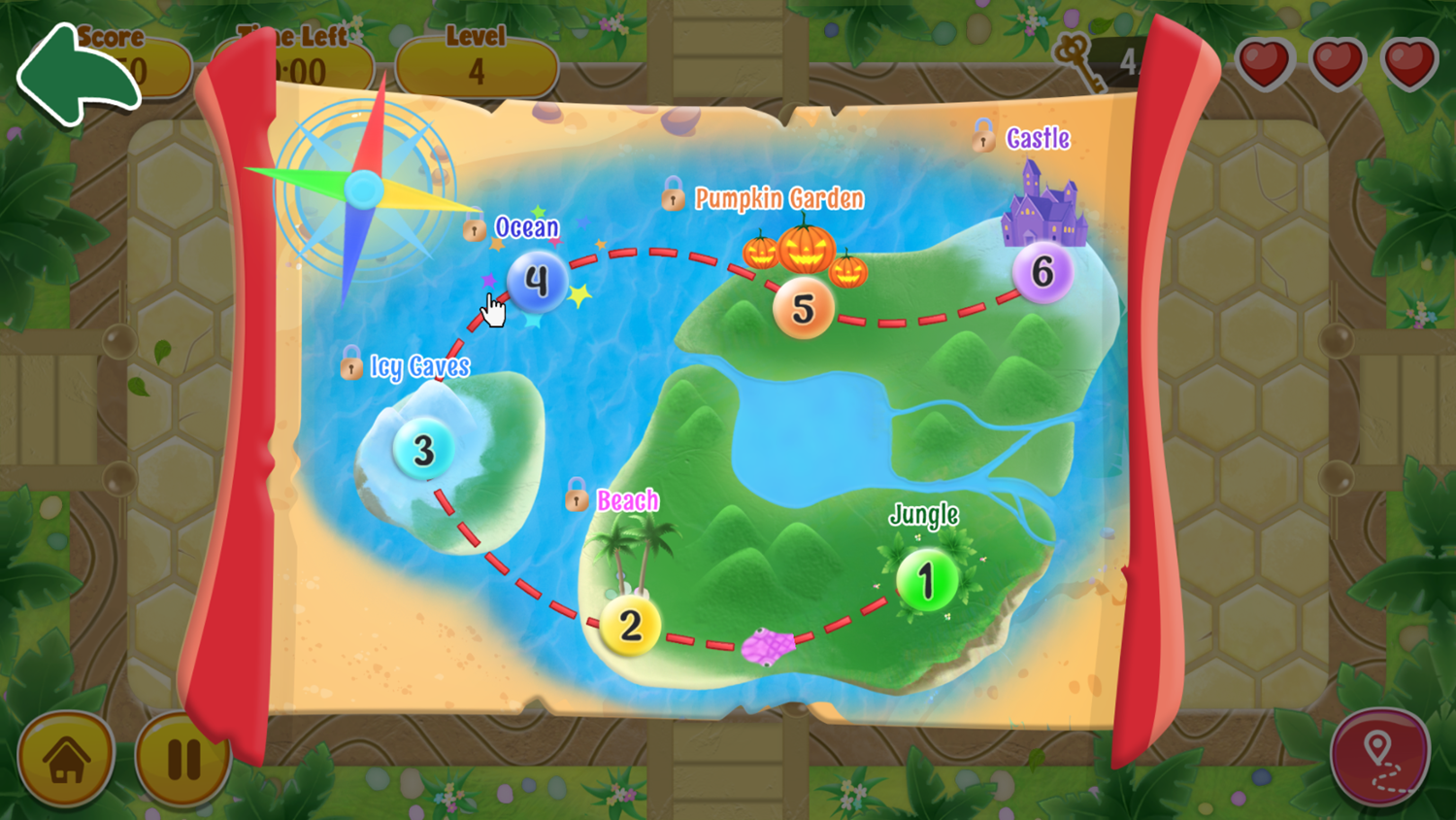 Feed The Snake Game Change Map Screenshot.