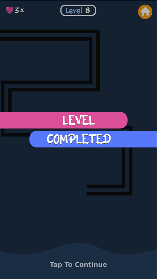 Fill the Water Game Level Beat Screenshot.