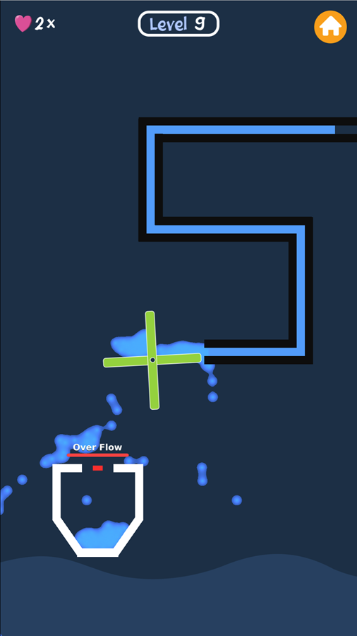 Fill the Water Game Obstacle Screenshot.