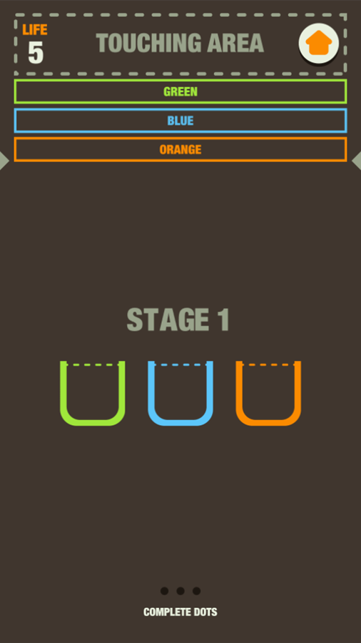 Filled Glass 4 Colors Game Stage Start Screenshot.