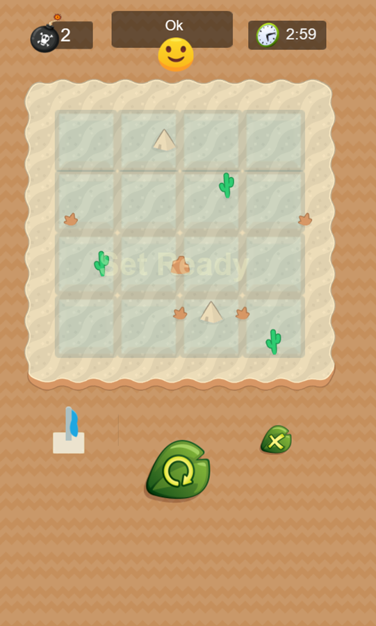 Find Monster Game Level Start Screenshot.