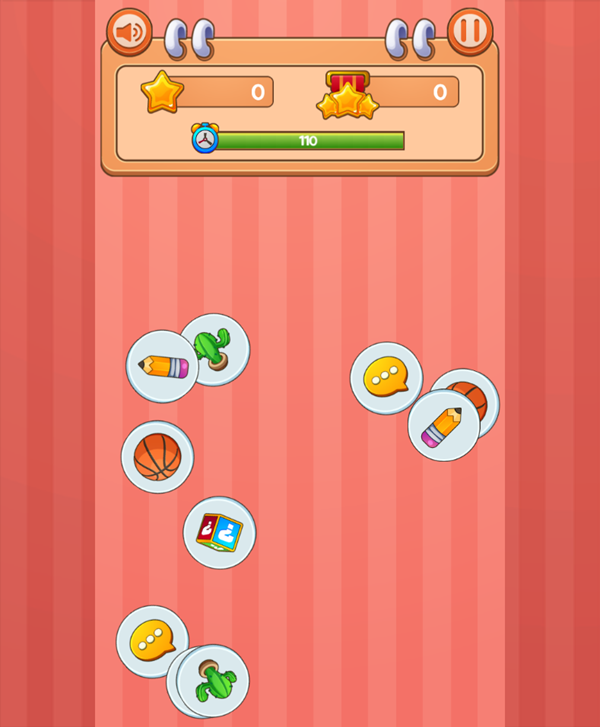 Find Pair Game Level Start Screenshot.