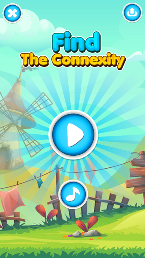 Find the Connexity Game Welcome Screen Screenshot.