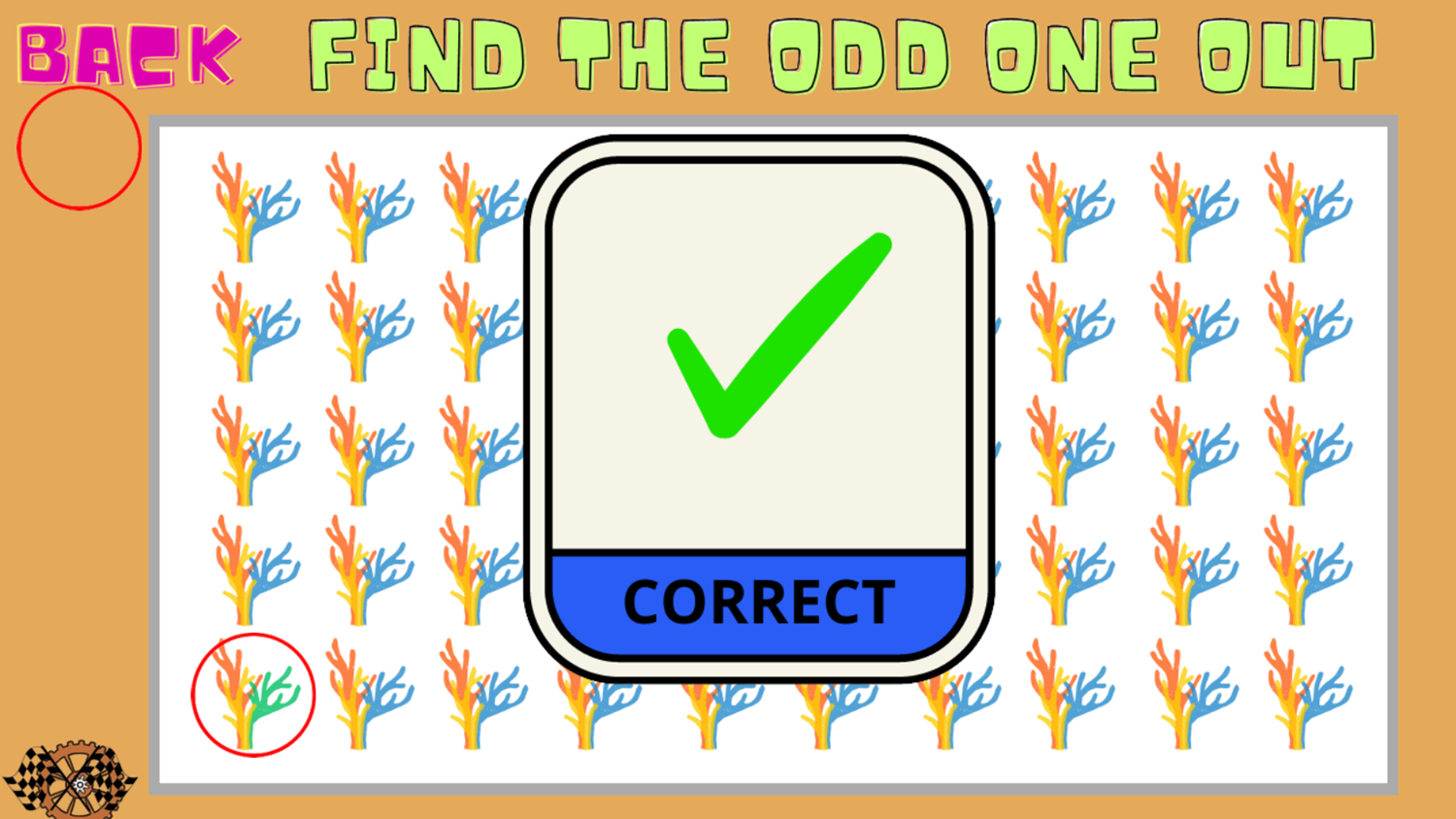 Find The Odd One Out Game Correct Screenshot.