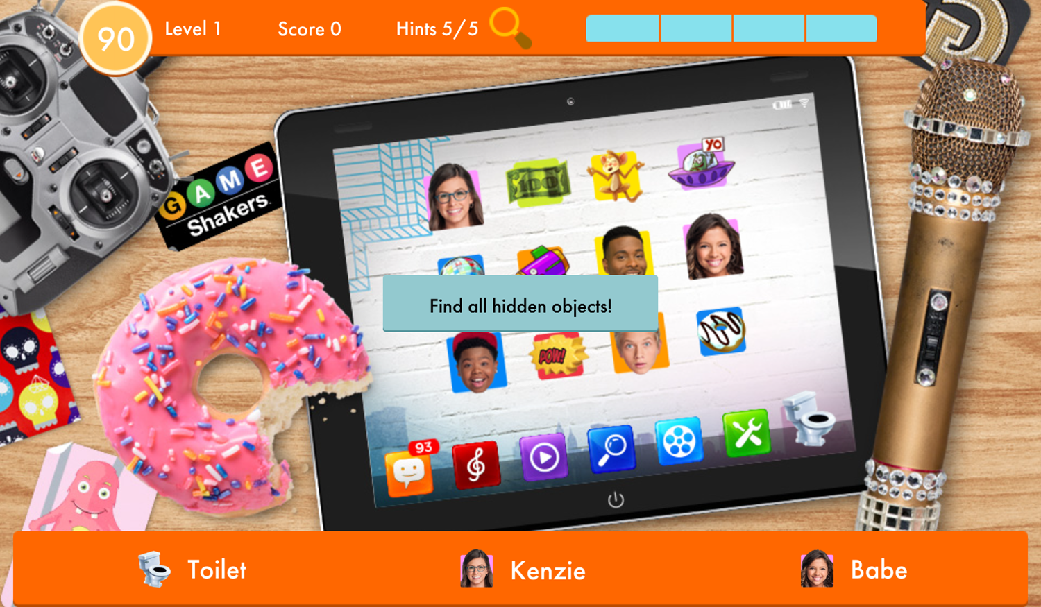 Find the Thing Back to School Search Game Goal Screenshot.