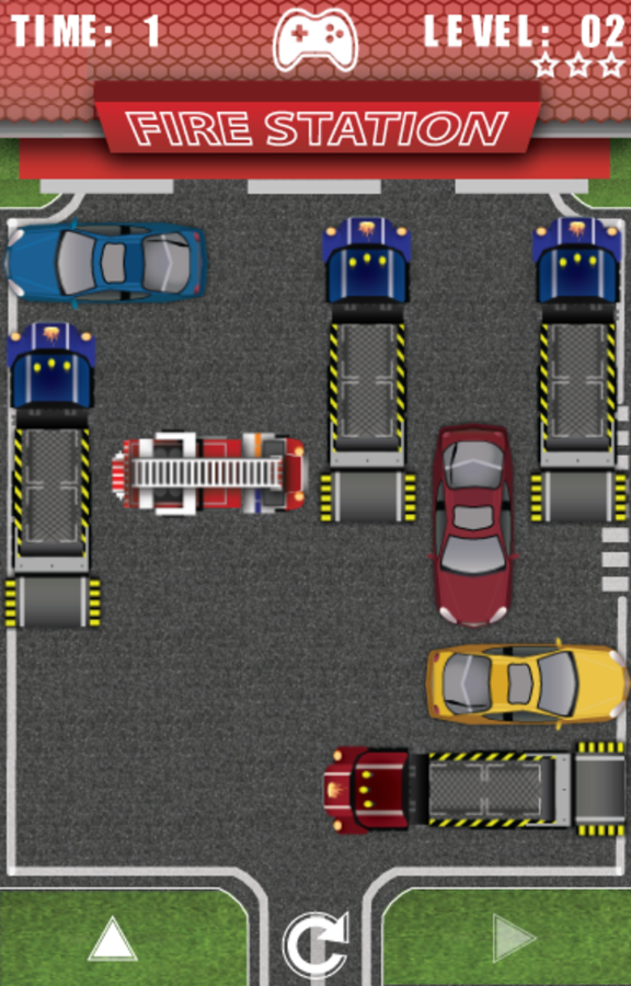 Fire Truck Game Next Level Screenshot.