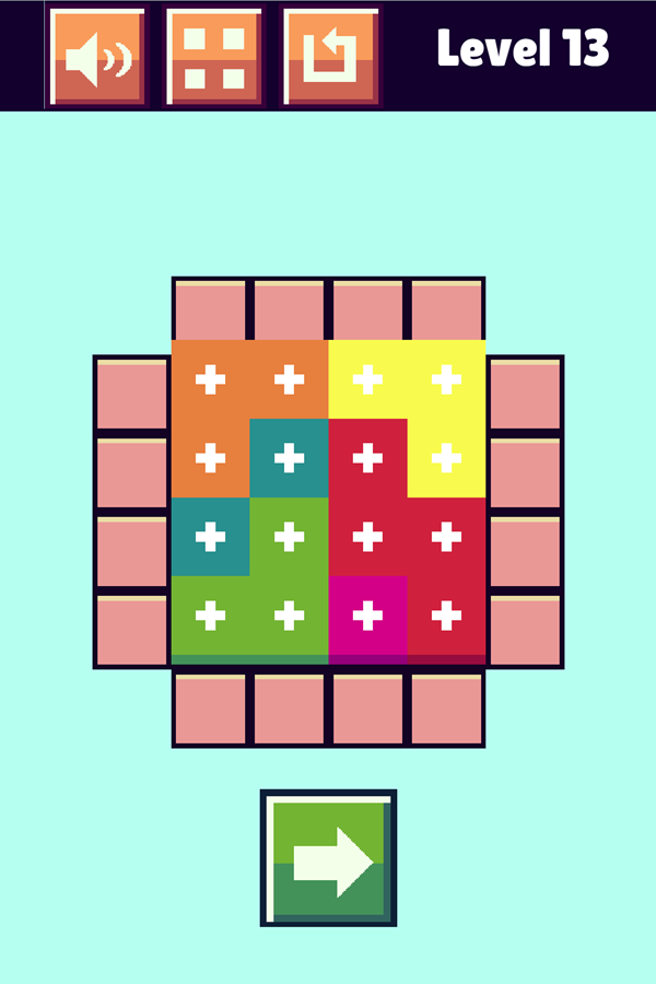 Fit Block Puzzle Game Level Complete Screenshot.