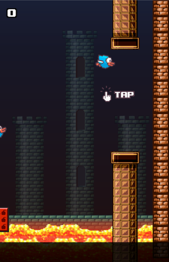 Flapping Crush Game Screenshot.
