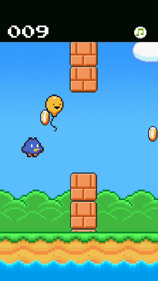 Flappy Buddy Game Play Screenshot.