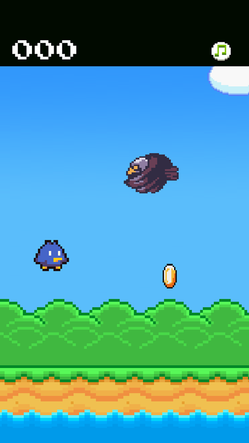 Flappy Buddy Game Start Screenshot.