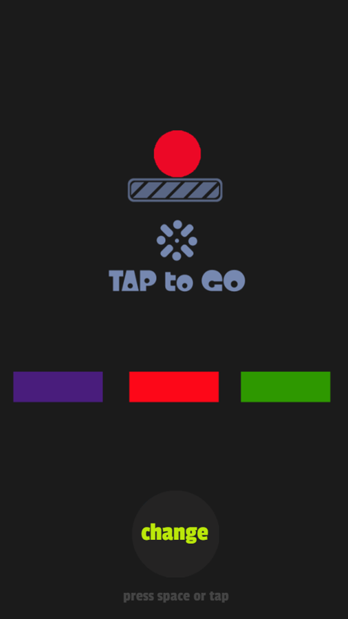 Flat Jumper 2 Game Start Screenshot.