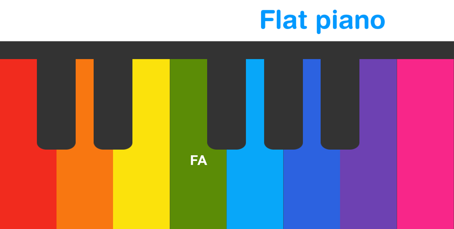 Flat Piano Fa Key Screenshot.