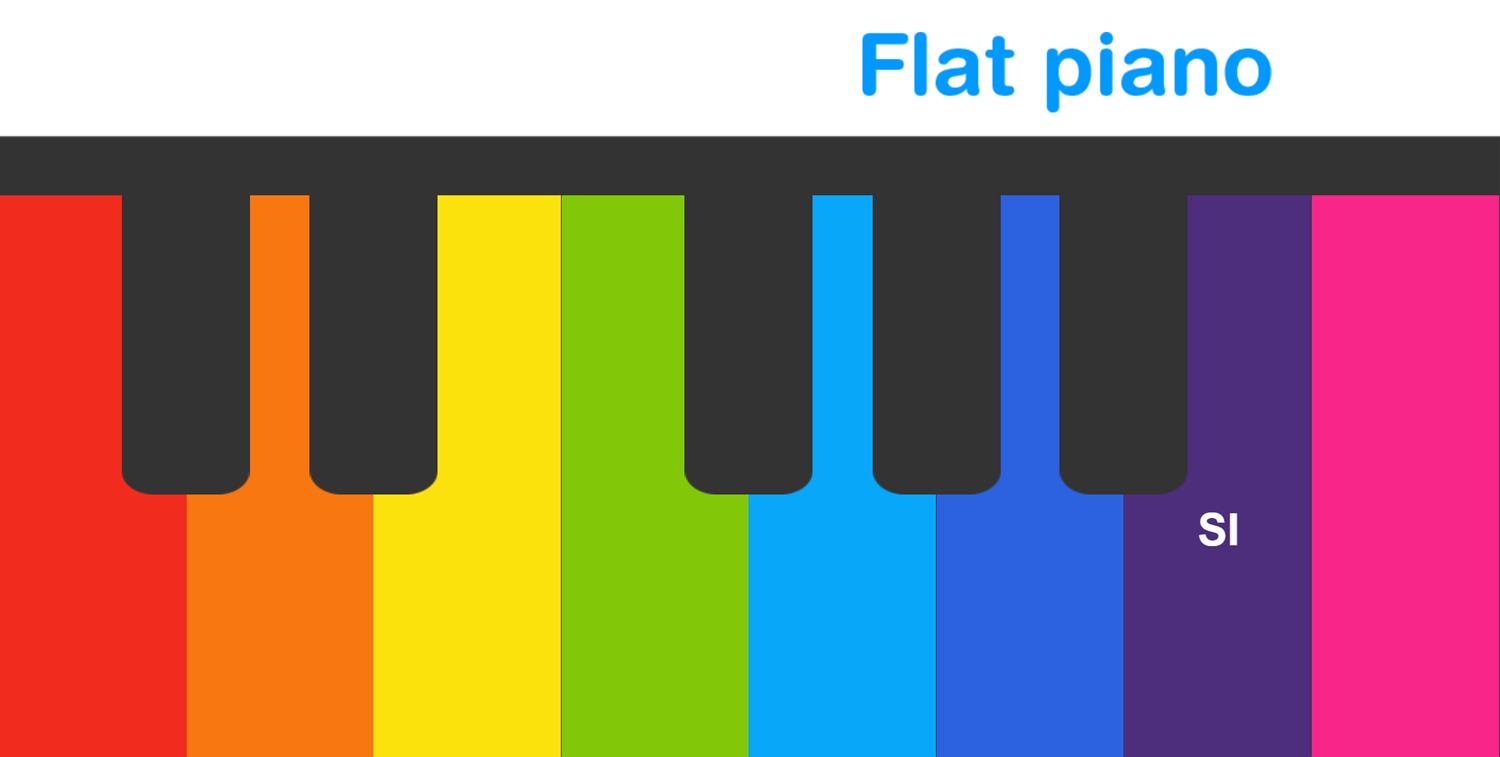 Flat Piano Si Key Screenshot.