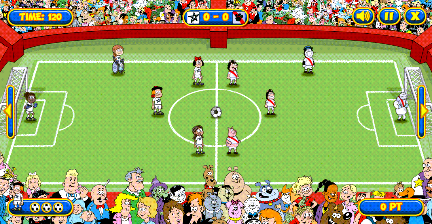 Flick Football Game Screenshot.