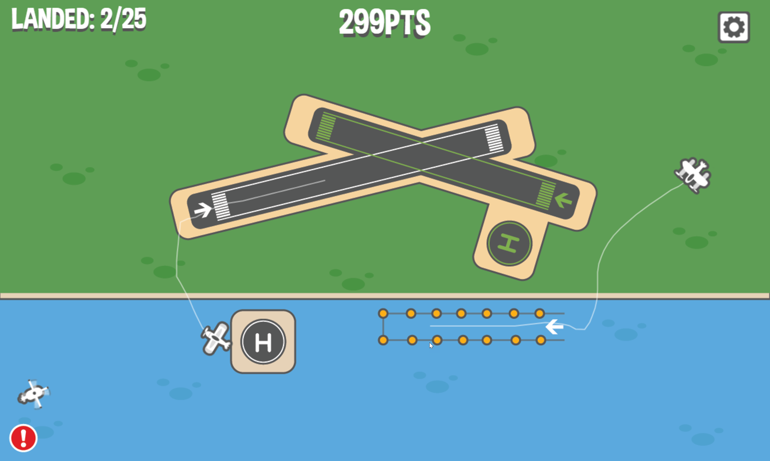Flight Sim Gameplay Screenshot.
