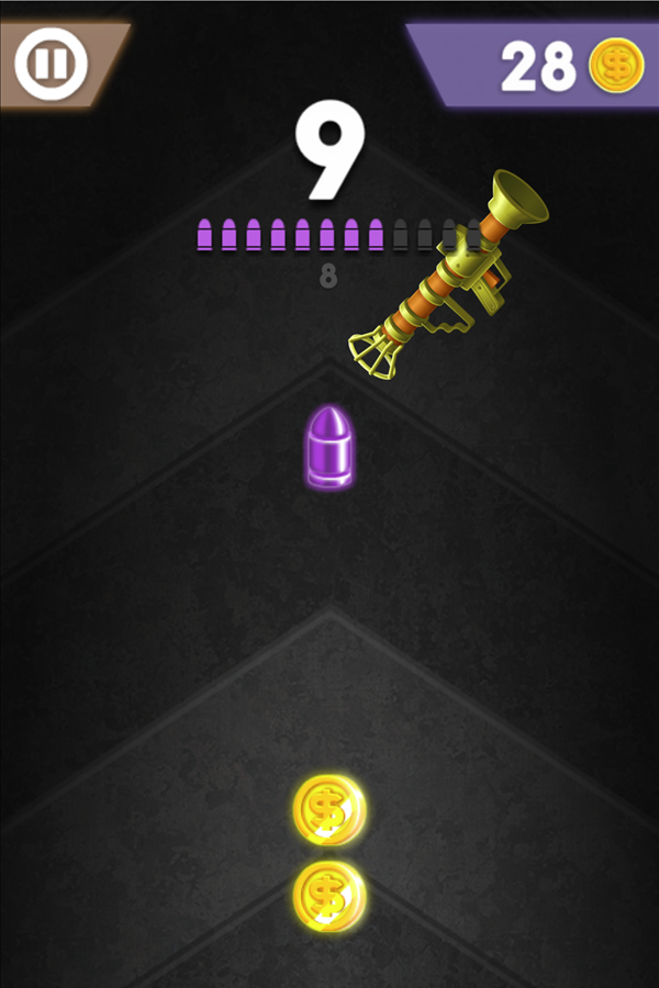 Flipping Gun Simulator Game Bazooka Screenshot.