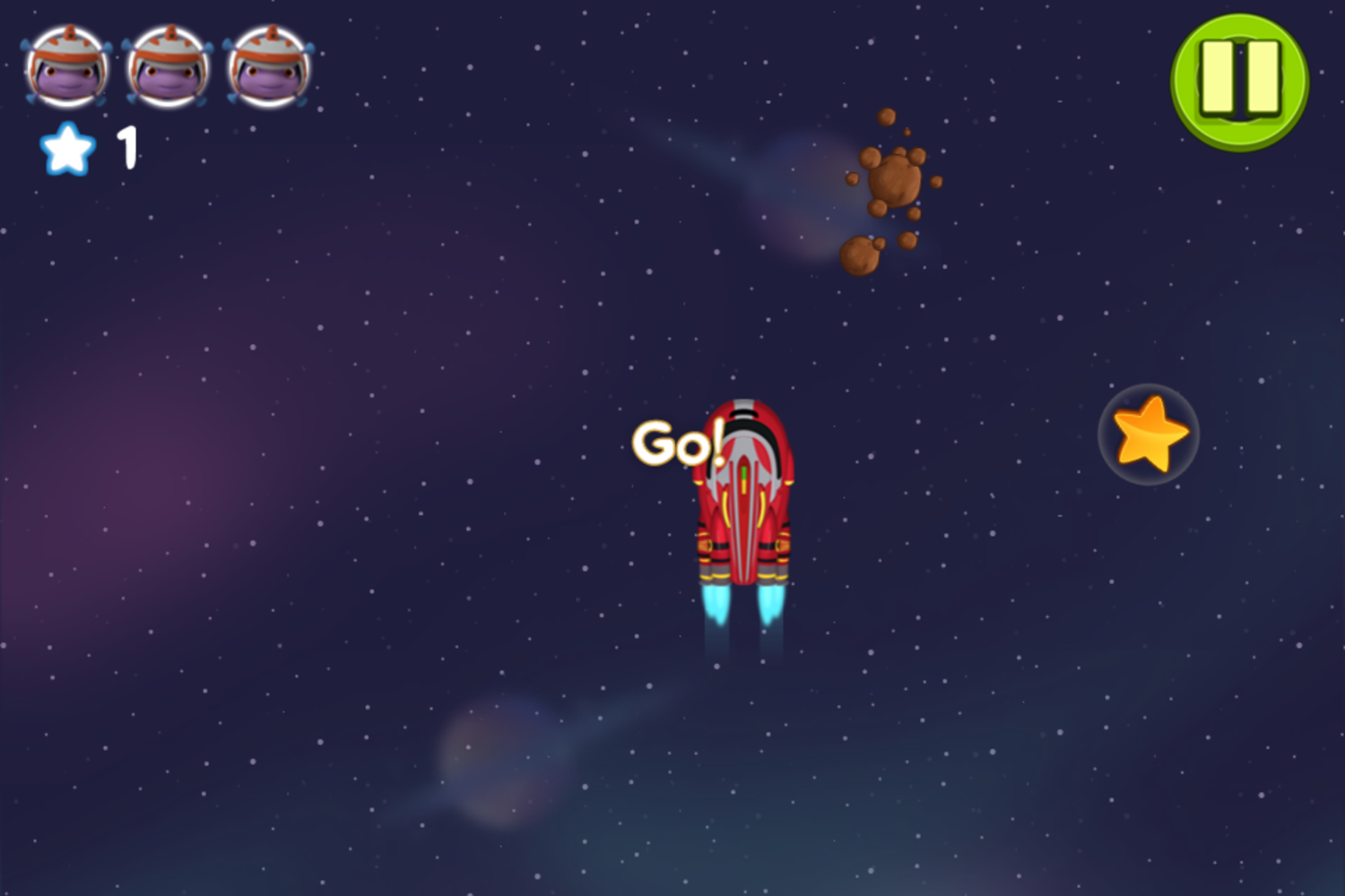 Floogals Mission From Floog Game Start Screenshot.