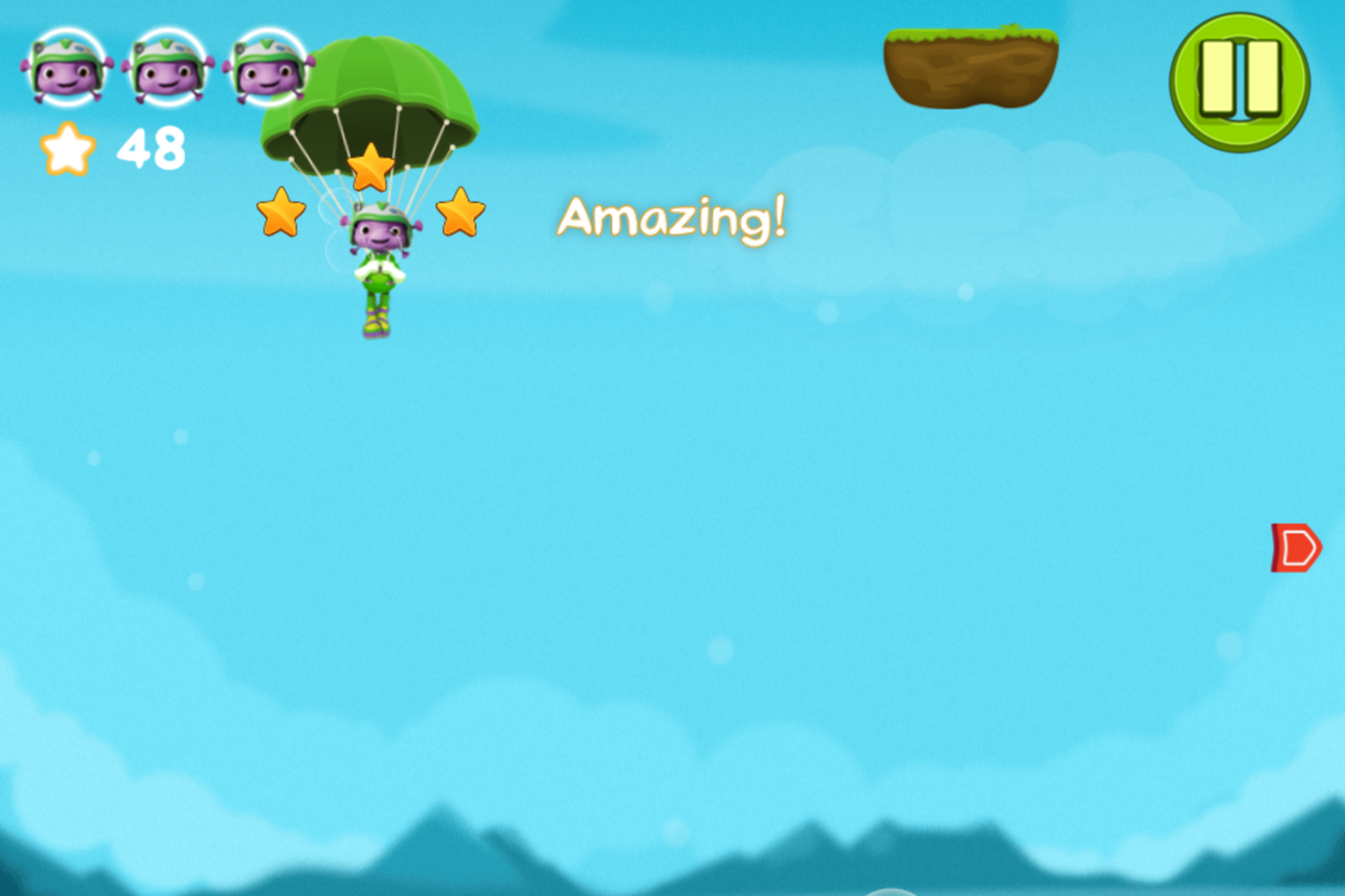 Floogals Mission Game Play Screenshot.