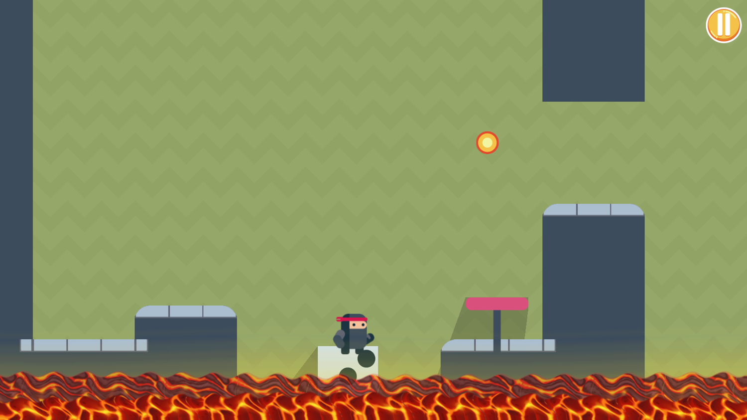 Floor is Lava Game Final Level Screenshot.