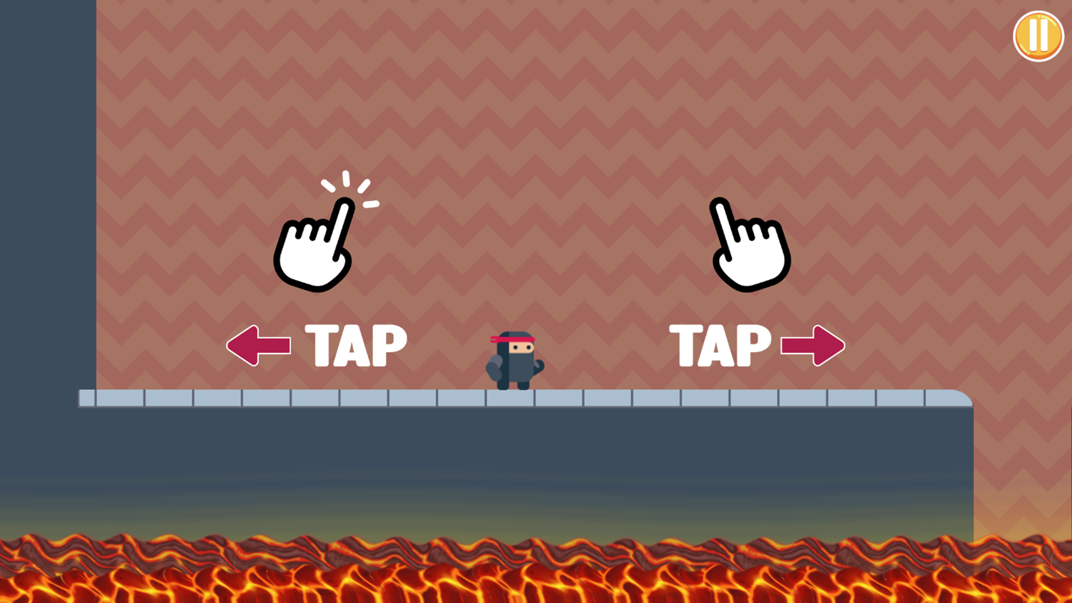 Floor is Lava Game How to Play Screen Screenshot.