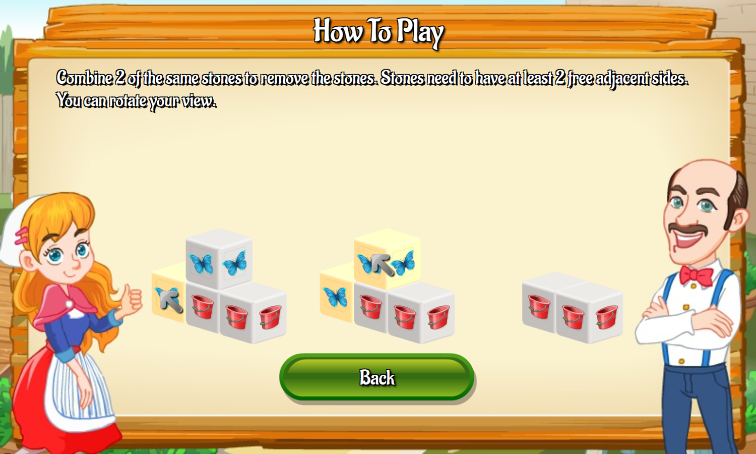 Flower Dimensions Game How To Play Screenshot.