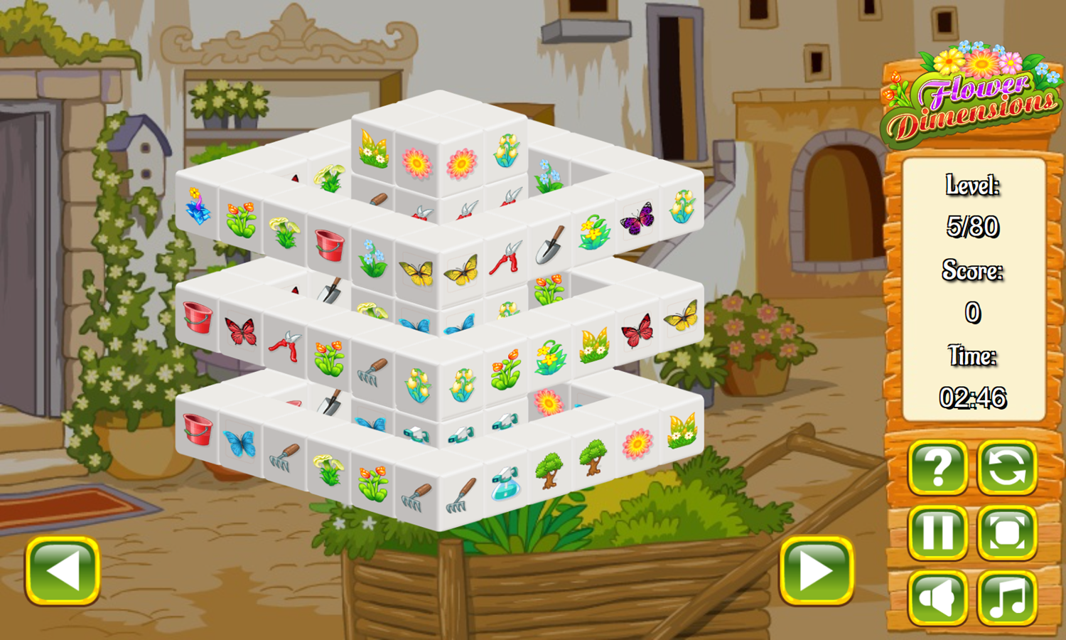 Flower Dimensions Game Level Progress Screenshot.
