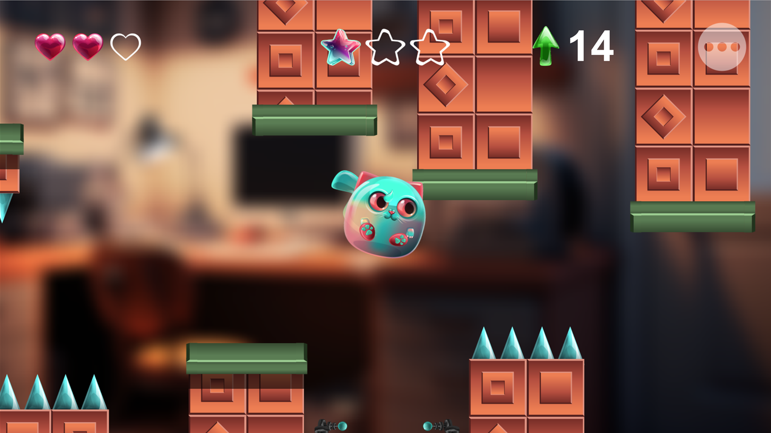 Fluffy Jelly Cat Game Inflated Cat Screenshot.