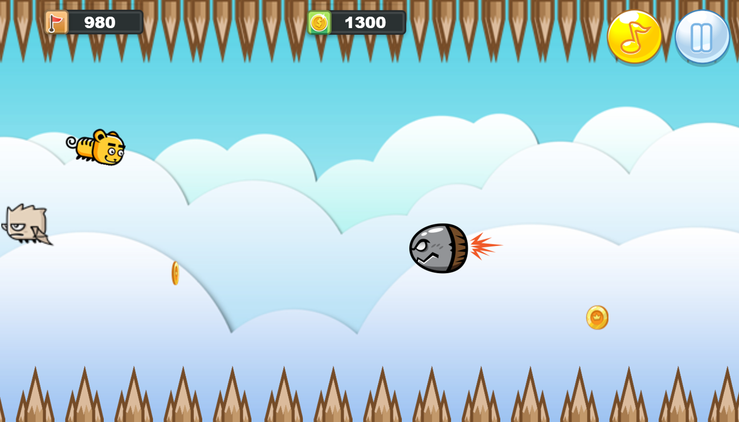 Flying Change Game Play Screenshot.