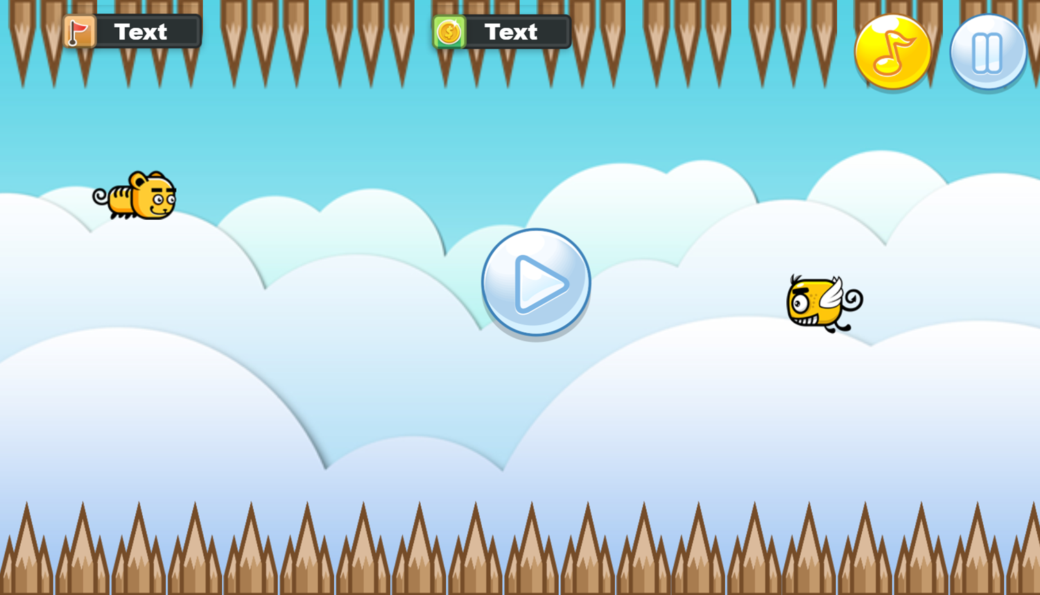 Flying Change Game Start Screenshot.