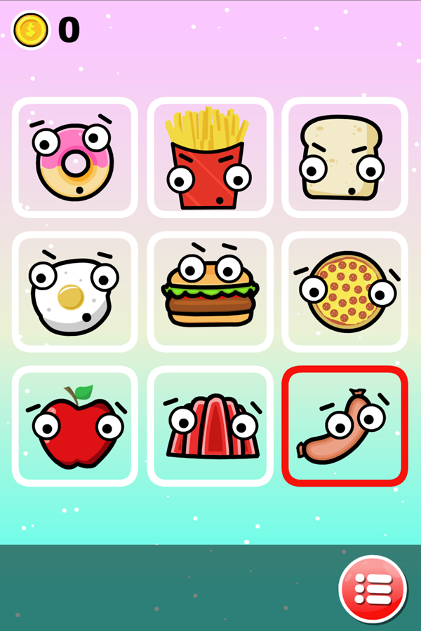 Food Grinder Game All Characters Unlocked Screenshot.